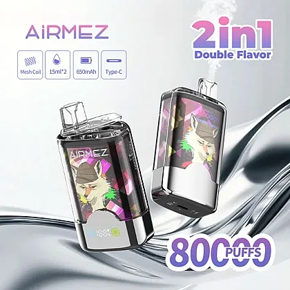 Dual Mesh Coil vape, technologia grzałki siatkowej, intensywny smak e-papierosa, Airmez smak - Airmez - SleekVape