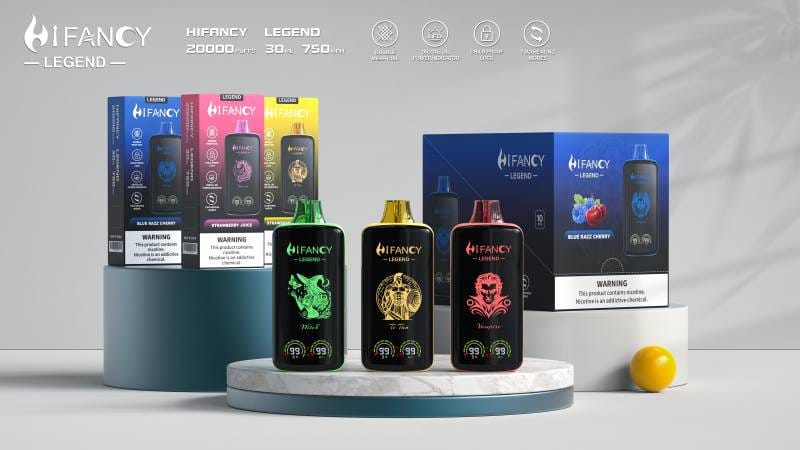 Hifancy Star 20000 Puffs, jednorazowy vape Star, elegancki e-papieros Hifancy, kompaktowy vape - Chiny Dostosowane HIFANCY LEGENT 20000 Puffs Jednorazowe Vape Pod ...