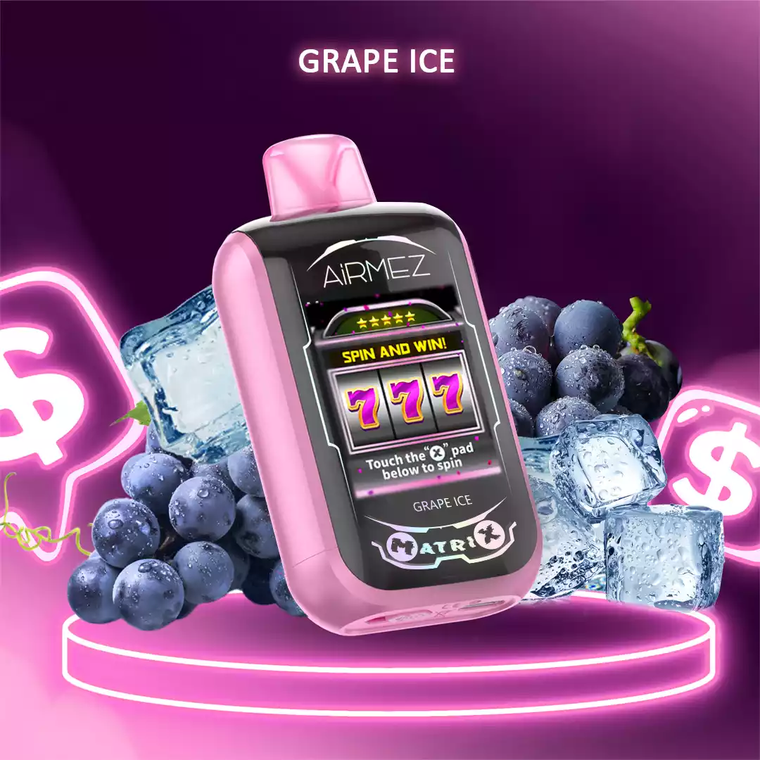 Airmez Matrix Pro design, nowoczesny e-papieros Polska, elegancki jednorazowy vape - AIRMEZ MATRIX Pro 30000 Puffs Jednorazowy Waporyzator Hurt - GleeVape