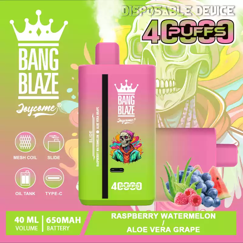 technologia Dual Flavor vape, przełącznik smaków e-papieros, Bang Blaze dwa smaki - BANG BLAZE 40000 Puffs 40K Podwójny Smak DSK041 Jednorazowa ...