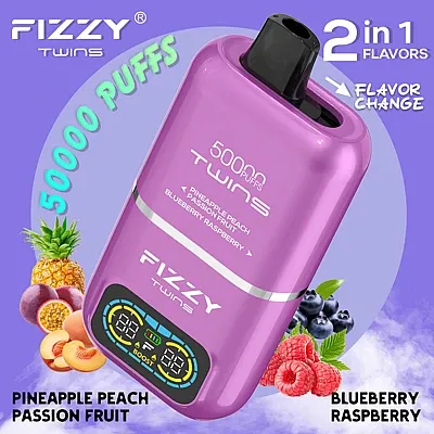 Fizzy Twins 50000 50k Puffs Du