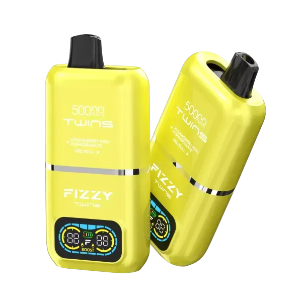 Fizzy Twins 50000 jednorazowy vape, e-papieros o wysokiej wydajności, nowoczesny design vape - Fizzy Twins 50000 Puffs Dual Tank Double Flavor 12 Colors 2% 5 ...