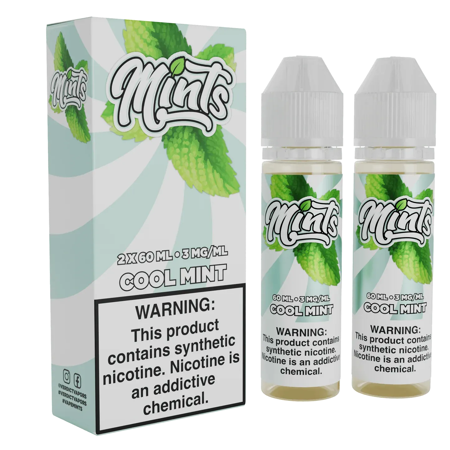 Mints COOLMINT 3mg 60mL 1445x