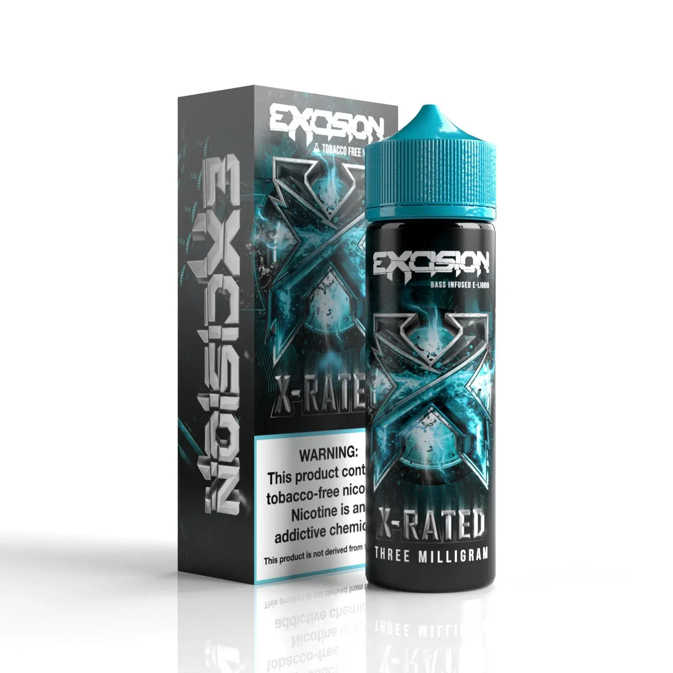 XCOR Tyrant 40ml e-liquid, vape z dużą pojemnością płynu, imponująca pojemność vape, wizualizacja liquidu w e-papierosie - X-Rated - Excision - Vape Juice | Giant Vapes