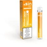 esin vape 800 puffs banana cream