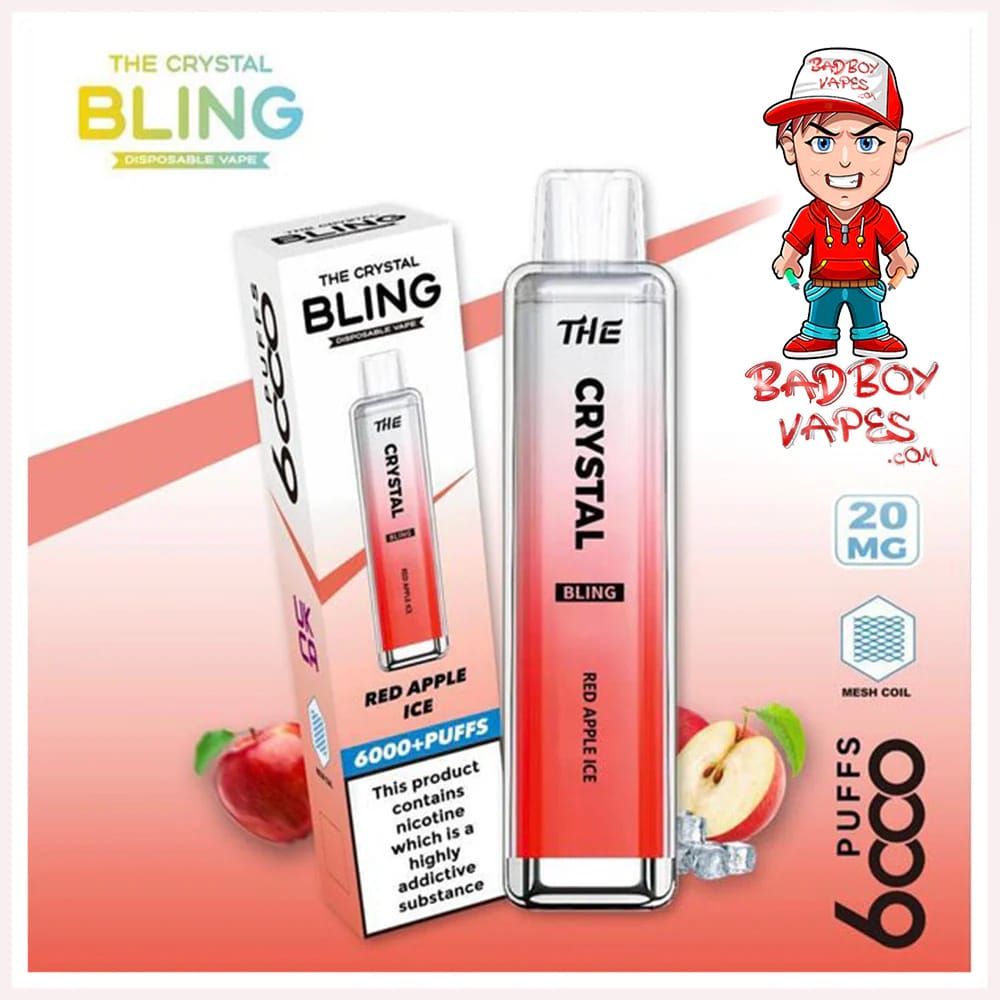 jednorazowy vape The Crystal Bling, e-papieros jednorazowy, vape 6000 buchów, prosty e-papieros - Eth Crystal Bling 6000 Jednorazowe Vape Hurtowe Włochy ...
