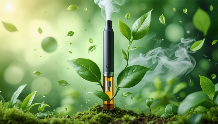 ekologiczny vaping, mniej odpadów e-papierosy, ochrona środowiska vape, zielony styl życia e-papieros - The Green Smoke: How Vaping Impacts Our Environment and What We ...