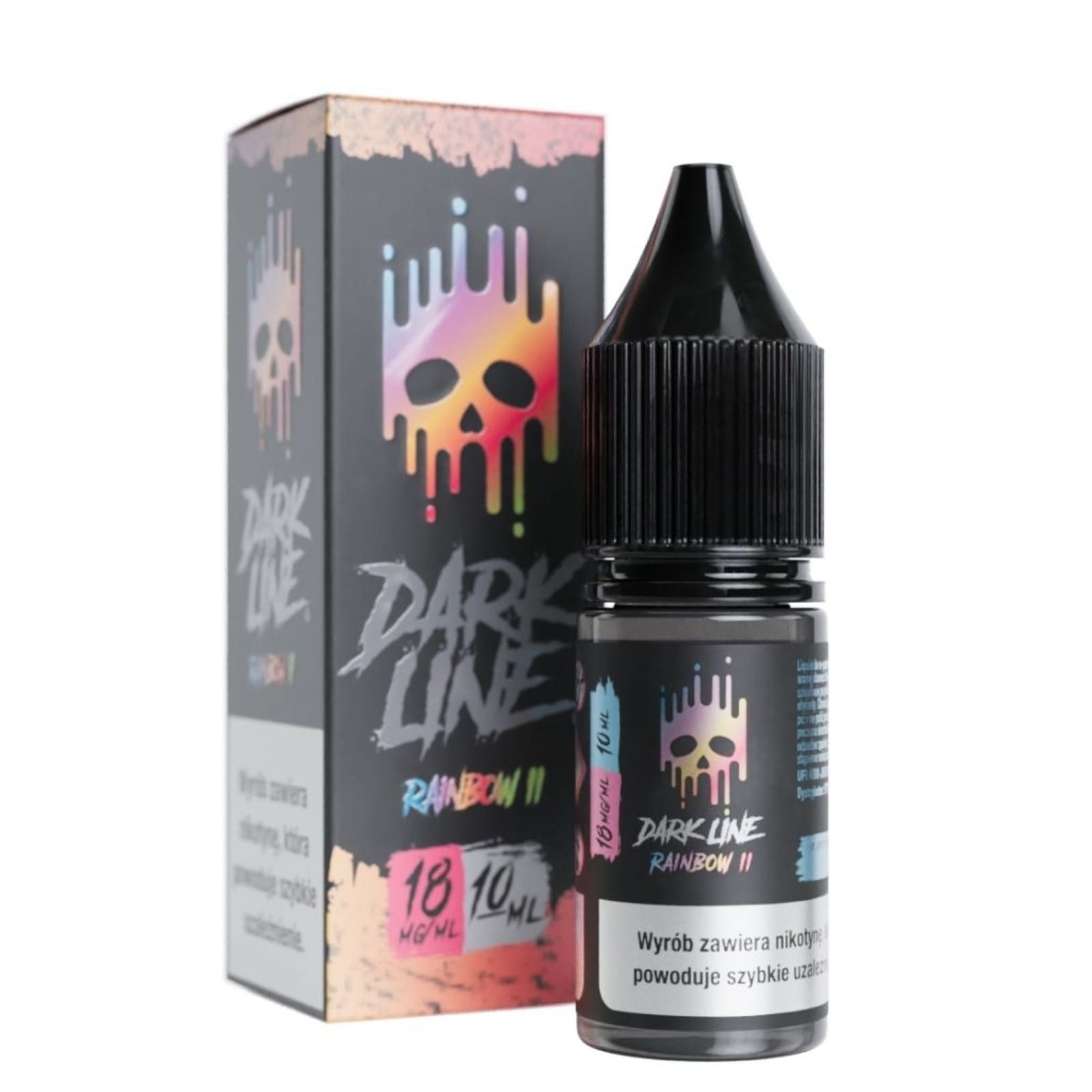kolorowy świat smaków vape, wolność wyboru e-liquid, tęcza smaków vaping - Liquid Dark Line 10ml Rainbow II - e-papierosy.pl