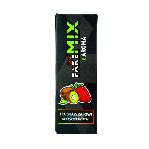 Airmez Strawberry Kiwi, naturalne smaki vape, soczyste owoce e-liquid, aromat truskawka kiwi - Truskawka Kiwi - Aromat Just Fake Mix 10ml | SOFLY