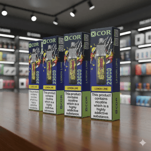 Xcor Tyrant 23000 Puffs design, ergonomiczny e-papieros, solidna konstrukcja vape, nowoczesna technologia vapingu, detale urządzenia vape - Xcor Tyrant 23000: Potężna moc i smak, który nie zna kompromisów -