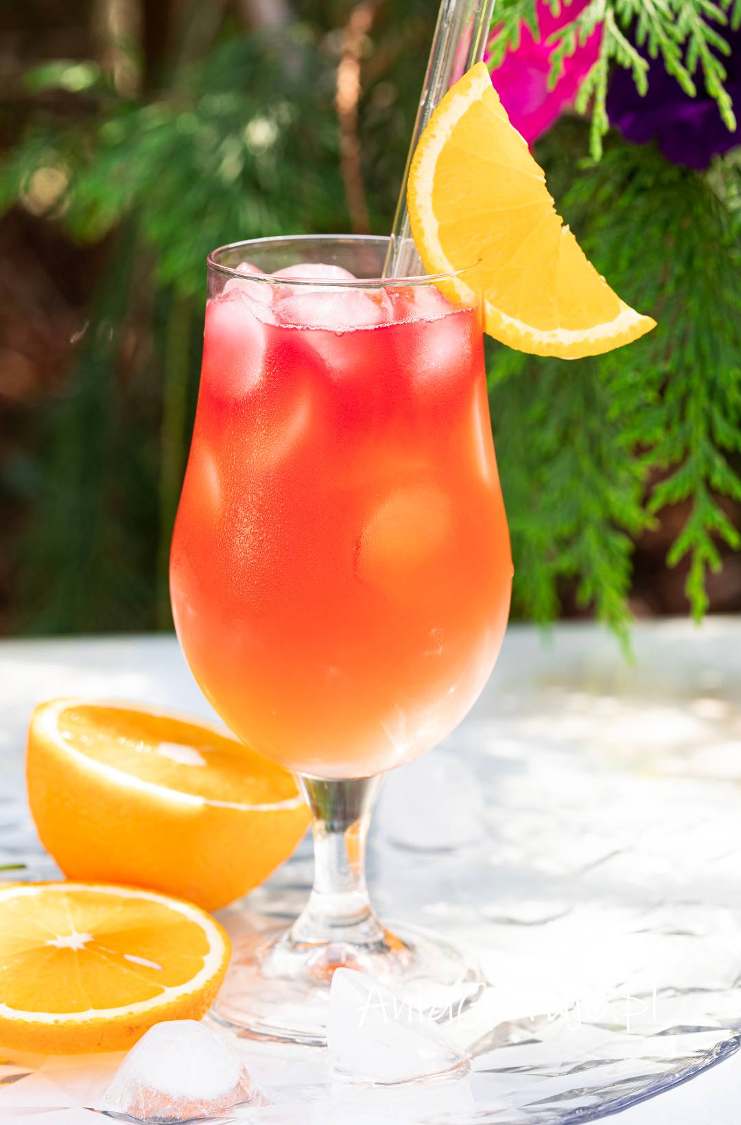 koktajl Sex On The Beach, drink z pomarańczą brzoskwinią rumem, egzotyczne wakacje vape smak - Sex on the beach drink