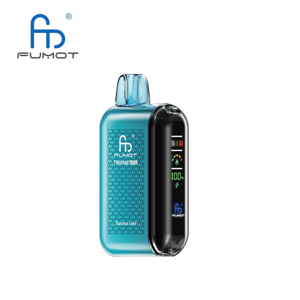 Fumot Tornado 20000 specyfikacja, elektroniczny papieros z wyświetlaczem, vape z portem USB-C, grzałka mesh coil, budowa e-papierosa - Fumot Tornado 20000 Dual Mesh Jednorazowe Vape Hurtowe, wysokiej ...