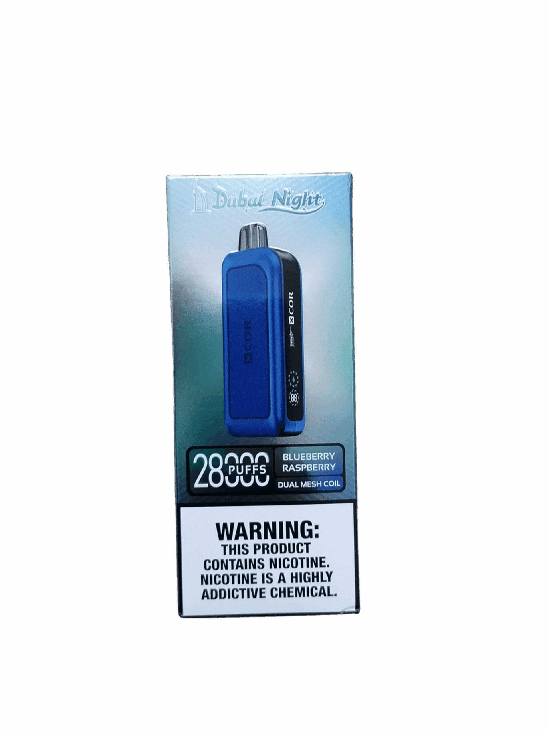 Xcor Dubai Night ekran LED, wskaźnik baterii vape, poziom liquidu e-papierosa, wyświetlacz jednorazowy vape - XCOR Dubai Night 28000: Luksusowy Vape Biznes Premium - Recenzja
