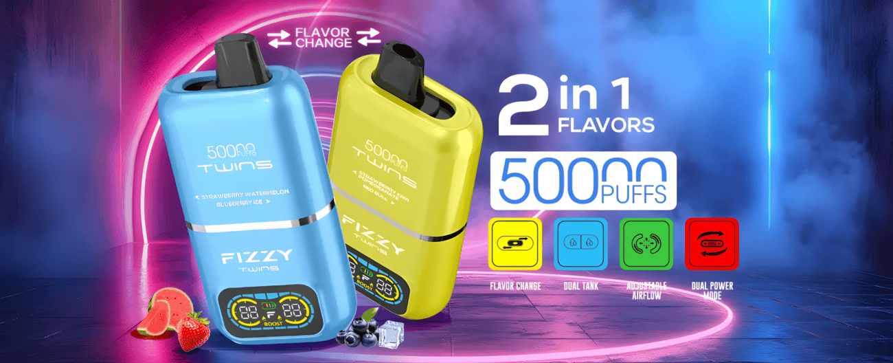Fizzy Twins 50000Puffs
