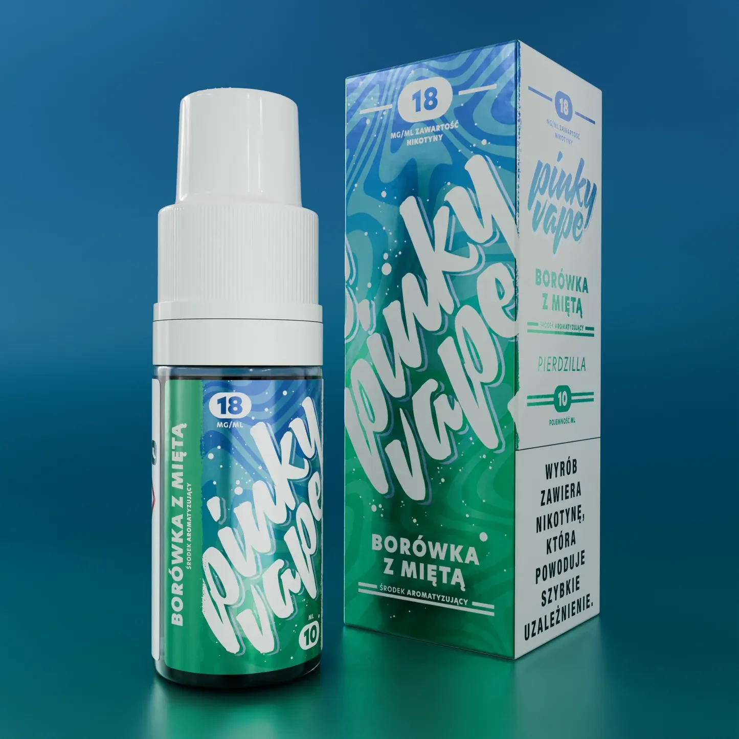 Lady Killa smak vape, borówka mango żurawina mięta kompozycja, elegancki smak e-papierosa, koktajl owocowo-miętowy vape art - Liquid Pinky Vape Pierdzilla – Juka Akcesoria Tytoniowe