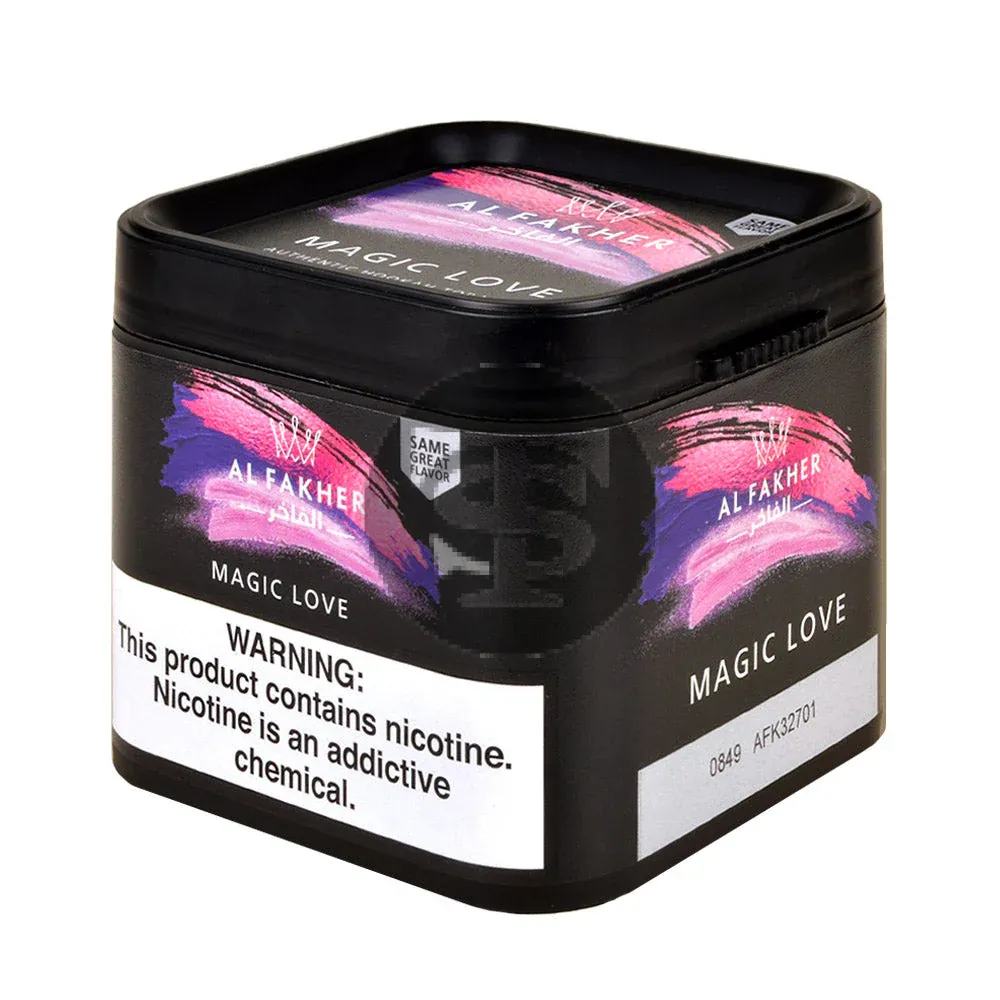 Magic Love Two Apple smak, podwójne jabłko anyż shisha liquid, melon marakuja mięta vape, klasyczne smaki fajki wodnej - Al Fakher Magic Love Hookah Shisha 250g – Tobacco Stock