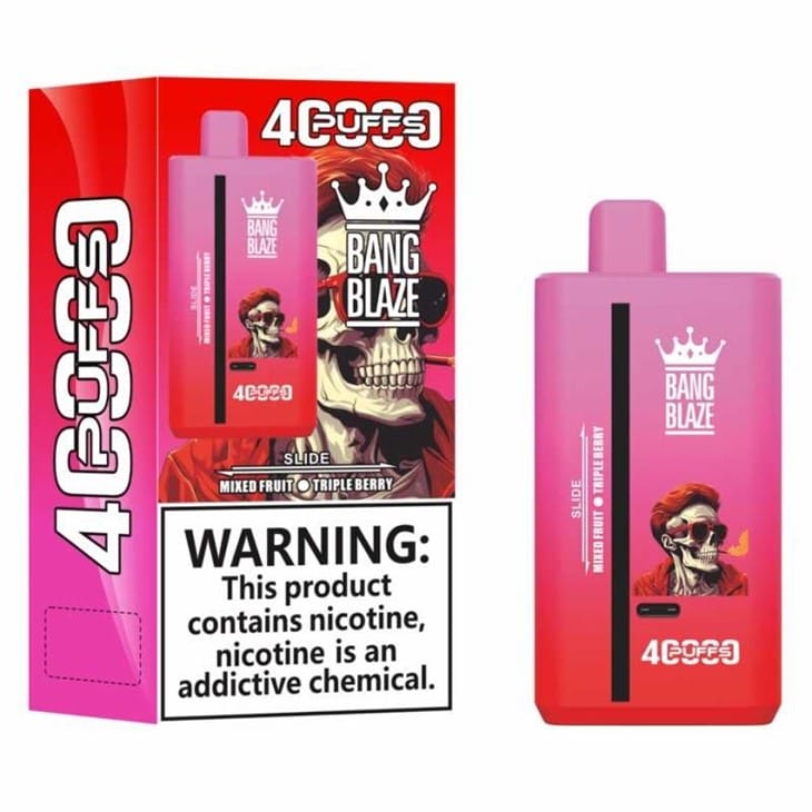 Bang Blaze design, ergonomiczny e-papieros, dwukolorowy vape, vape w dłoni, estetyka Bang Blaze - Chiny dostosowane do Bang Blaze 40000 Puffs Dual Flavare Producent ...