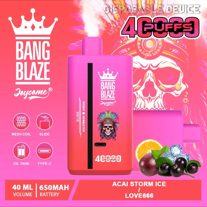 Bang Blaze 40000 przekrój, vape dual tank system, jednorazowy e-papieros z dwoma zbiornikami, technologia dwóch smaków vape - Bang Blaze 40000 Puffs 40K podwójne smaki jednorazowy vape – zakup ...