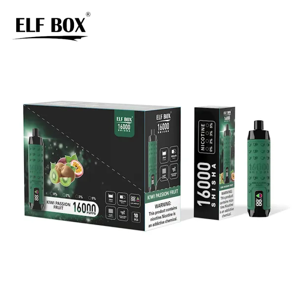 król wapowania, ulga od problemów z vape, satysfakcja z długotrwałego e-papierosa - ELF BOX SHISHA 16000 Puffs Hurtownia Jednorazowych Waporyzatorów ...