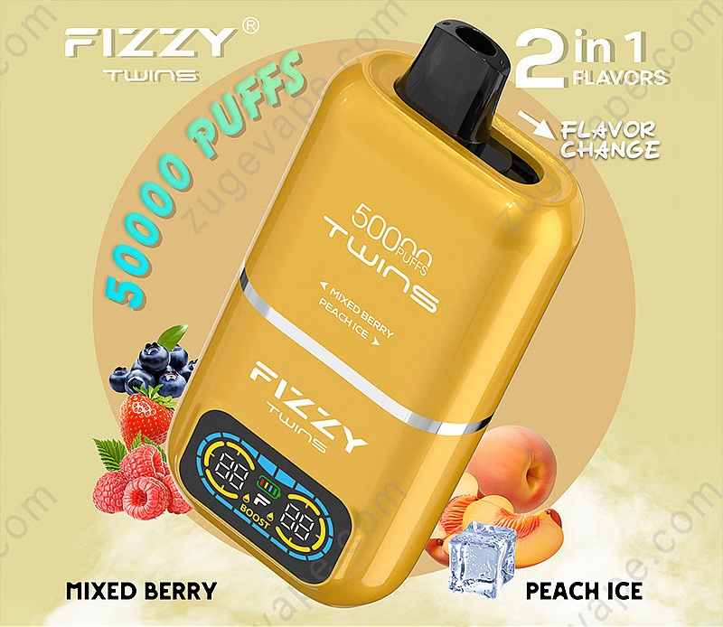przełącznik smaku vape, Fizzy Twins zmiana smaku, boczny przełącznik e-papierosa - Systemy dual smak Polska: Czy FIZZY TWINS 50000 to technologia 2-w ...