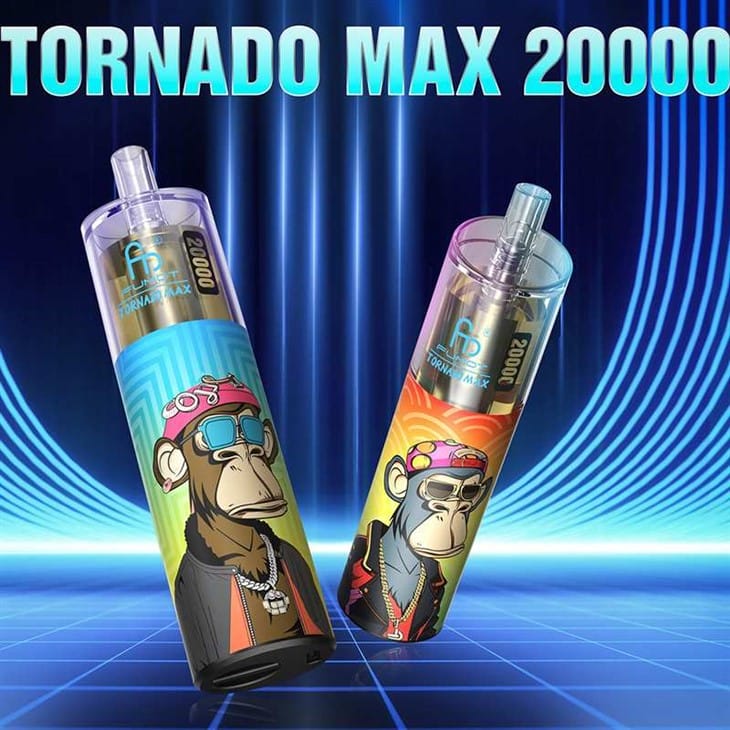 Fumot Tornado 20000 design, cylindryczny e-papieros, kolorowe grafiki vape, ergonomiczny kształt e-papierosa - Chiny Dostosowani producenci Fumot Tornado MAX 20000, fabryka ...