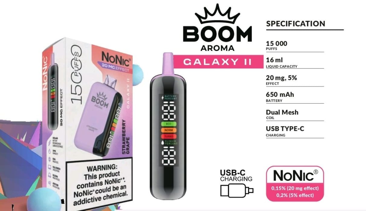 budowa e-papierosa jednorazowego, schemat działania vape, wnętrze jednorazówki, mechanizm wapowania, diagram vape - Budowa waporyzatora NoNic Galaxy II – co kryje w sobie ...