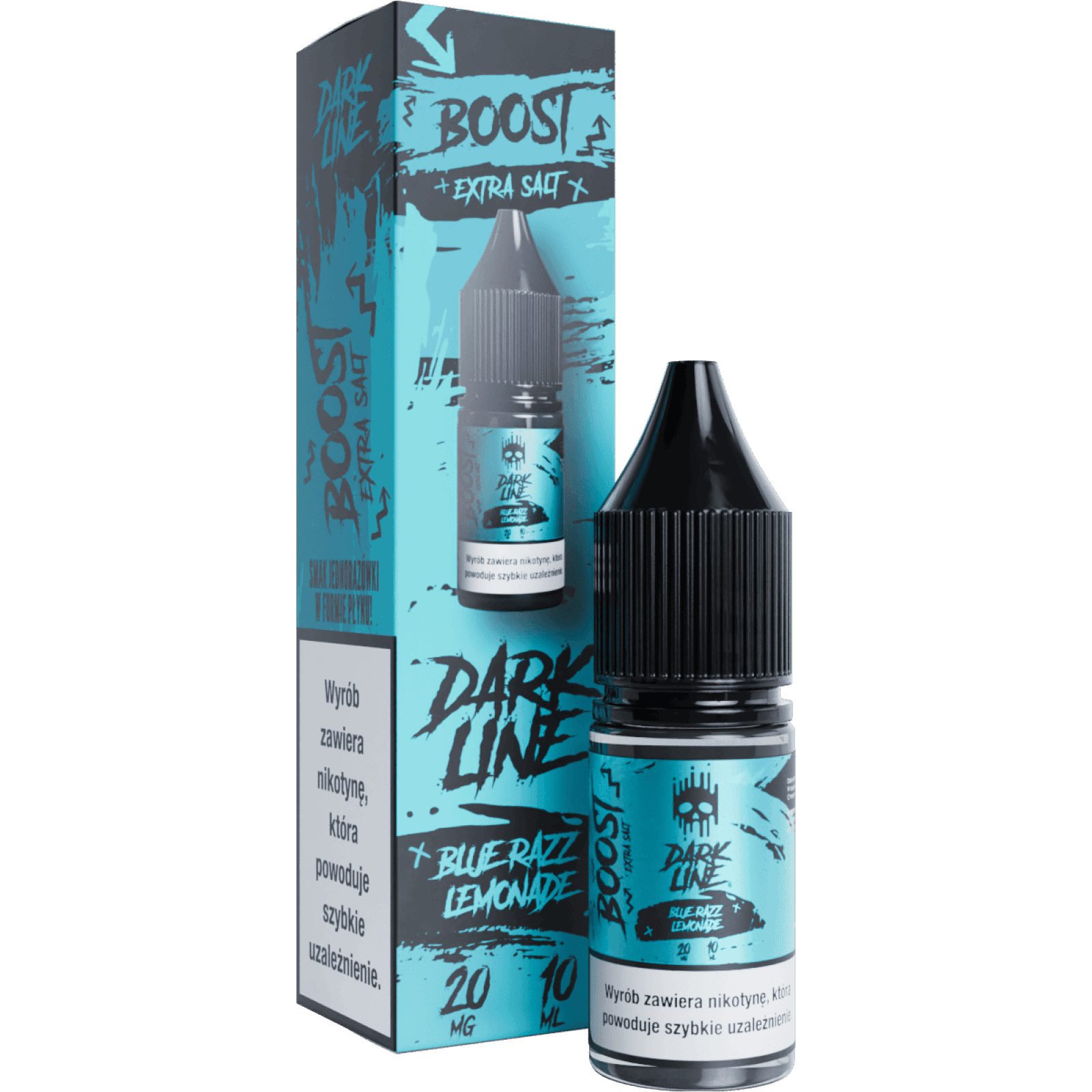 smak Bluerazz Lemonade, smak Triple Melon, połączenie smaków vape, owoce vape, niebieska malina, arbuz kantalupa miód spadziowy, e-liquid dwa smaki - Liquid Dark Line Boost Salt 10ml Blue Razz Lemonade 20mg - e ...