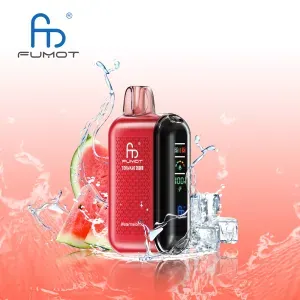 Fumot Tornado 20000 ekran LED, e-papieros wskaźnik baterii liquidu, vape z wyświetlaczem, nowoczesny e-papieros - RandM FUMOT Tornado 20000 Puffów Podwójna Siatka Cyfrowy ...