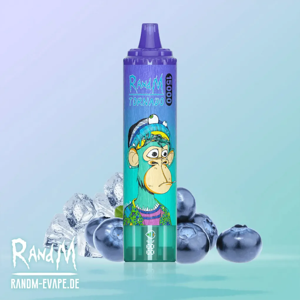 RandM Tornado 15000 design, kolorowy e-papieros jednorazowy, przezroczysty vape RGB, butelkowy kształt vape - RandM Tornado 15000 Puffs Jednorazowy Vape z wyświetlaczem LED do ...