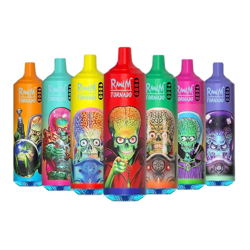 RandM - Randm Tornado 9000 0mg Strawberry Ice 9000 Disposable – Royal Vapes