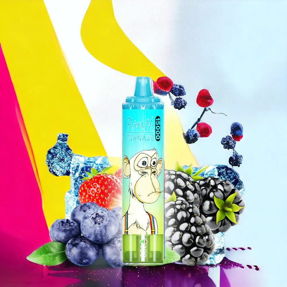 smak Ice Pop vape, trójkolorowe lody na patyku, nostalgia lody z dzieciństwa, orzeźwiający smak e-papierosa - Lody RandM 15000 | Kup tanio | Tornado Fumot Shisha RandM – vapemvp