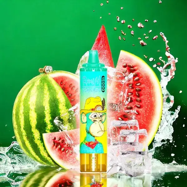Arbuz z lodem vape, watermelon ice smak, soczysty arbuz mrożony - RandM 15000 Lodu Arbuzowego | Kup tanio | Tornado Fumot RandM ...