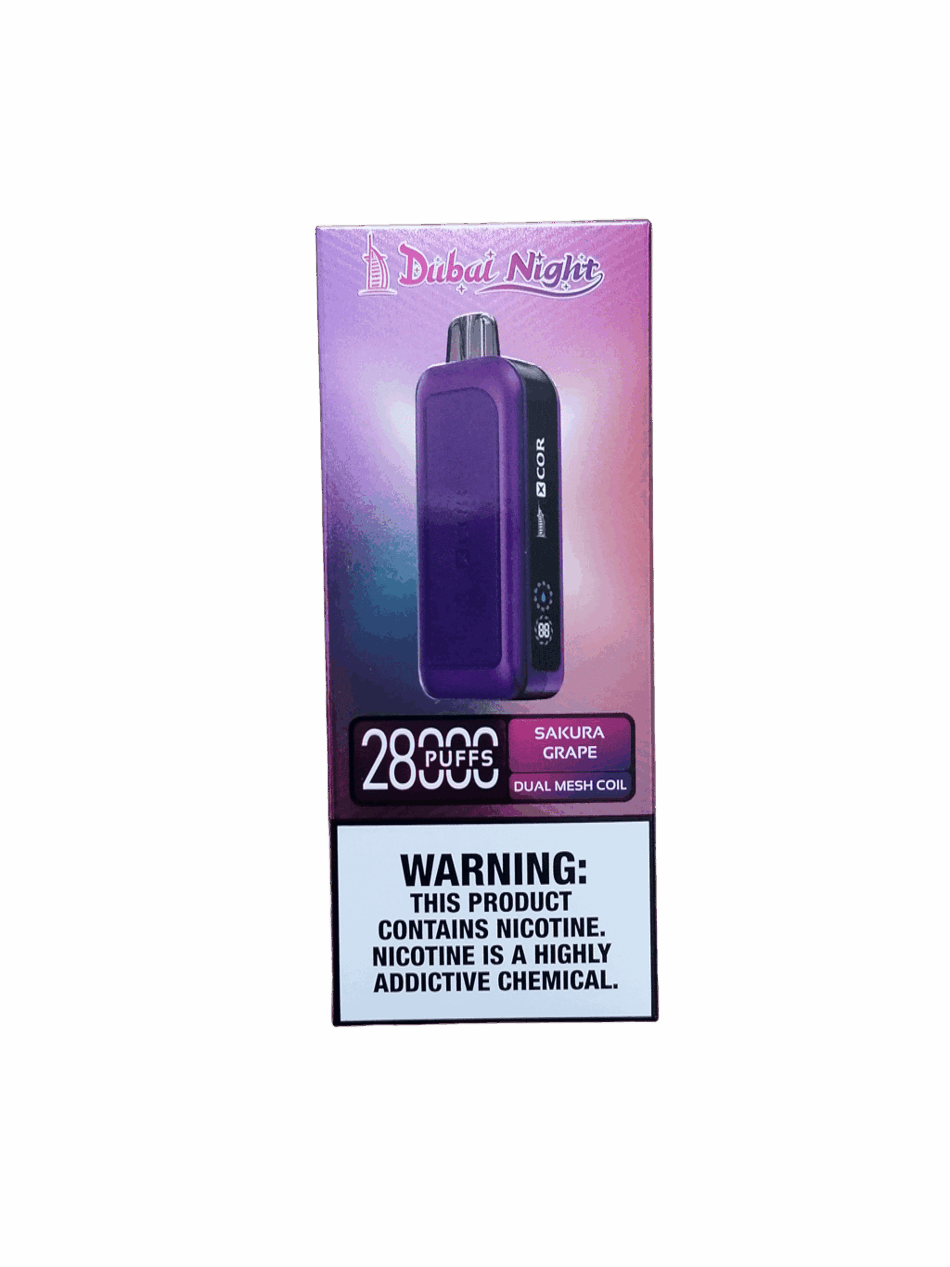 Xcor Dubai Night werdykt, luksusowy jednorazowy vape premium, vape wysokiej klasy, luksusowe doświadczenie vape - XCOR Dubai Night 28000: Luksusowy Vape Biznes Premium - Recenzja