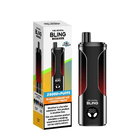Menu smaków Crystal Bling Shisha, duet smaków vape, różnorodność e-liquidów, kompozycje smakowe shisha vape, kolekcja Crystal Bling - Crystal Bling Shisha 25000 Puffs Vape | Long-lasting Vape with 8+ ...