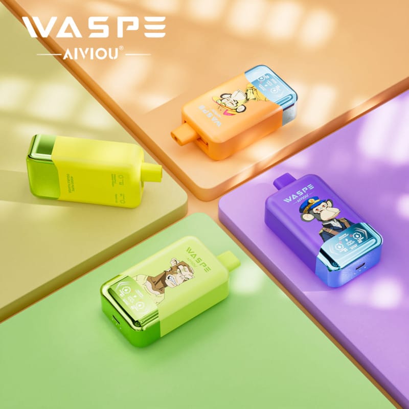 kombinacje smaków vape, owocowe smaki e-papierosów, zestaw podwójnych smaków vape, ilustracja owoców dla e-papierosa - Waspe 40k Mixed Berries & Double Apple Ice — E-papieros 40 000 ...