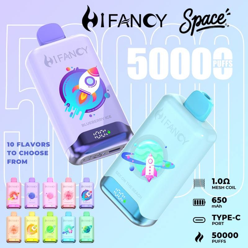 Hifancy Space 50k przezroczysta obudowa, e-papieros z widocznymi wnętrznościami, futurystyczny vape design, pracujący reaktor fuzyjny estetyka - China Hifancy Space 50k Producents Factory...
