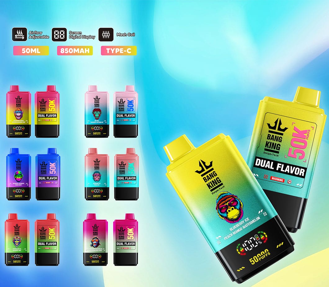 50000 buchów vape, długowieczny e-papieros, licznik buchów sci-fi, symbol nieskończoności vape, wydajność e-papierosa - Niestandardowy Bang King 50000 zaciągnięć 50k Jednorazowy ...