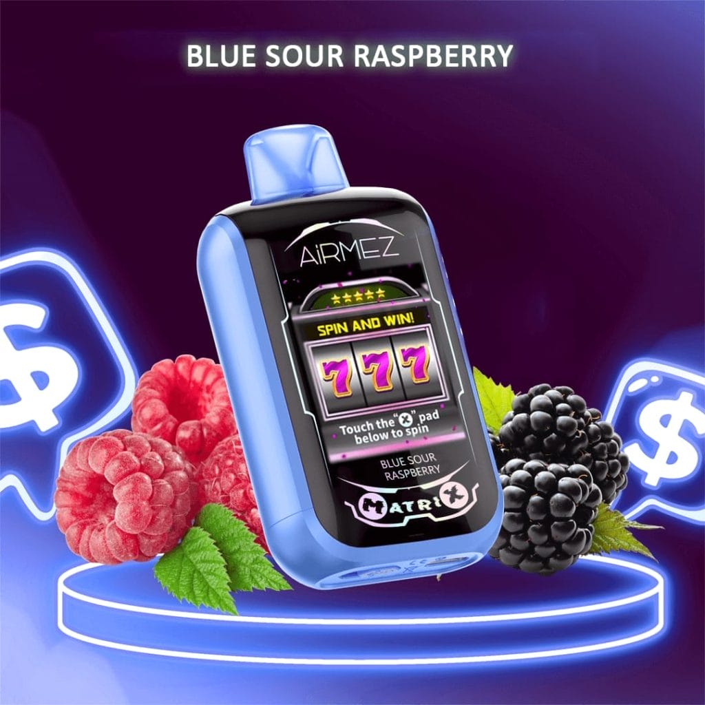 Airmez Matrix Pro futurystyczny design e-papieros, przezroczysta obudowa vape, ergonomiczny jednorazowy e-papieros, vape z wyświetlaczem - Airmez Matrix Pro 30000 Puffs Jednorazowy Vape - VapeDream