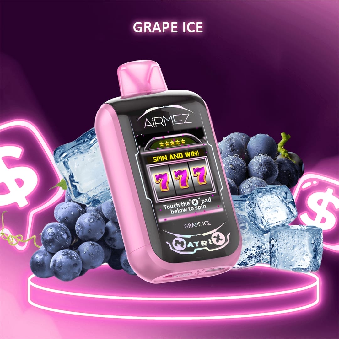 Airmez Matrix Pro smaki, różnorodność smaków vape, kolekcja e-liquidów, futurystyczne smaki vape - Airmez Matrix Pro 30000 Puffs Jednorazowy Vape - VapeDream