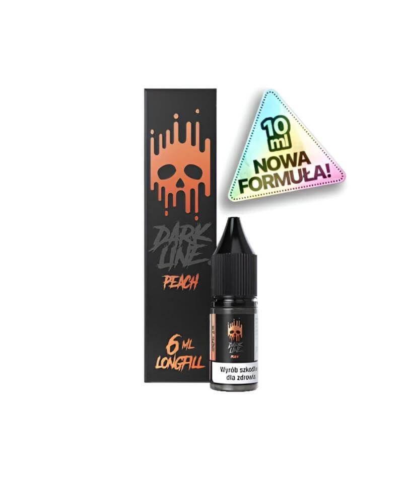 soczysta brzoskwinia lód vape, brązowy medal smak, dojrzałe brzoskwinie z lodem - Aromat Dark Line Peach – soczysty smak dojrzałych brzoskwiń