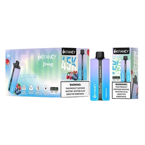 Hifancy Dream Blue Razz Ice, e-papieros smak niebieska malina lód, niebieska malina vape - HiFancy 45K Blue Razz Ice | Jedenbuch