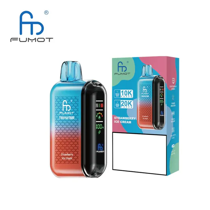 Fumot Tornado 20000 20ml liquid, proporcja buchów do liquidu, wydajność vape 20000 buchów, objętość liquidu e-papieros - Fumot Tornado 20000 Dual Mesh Puffs Disposable Vape