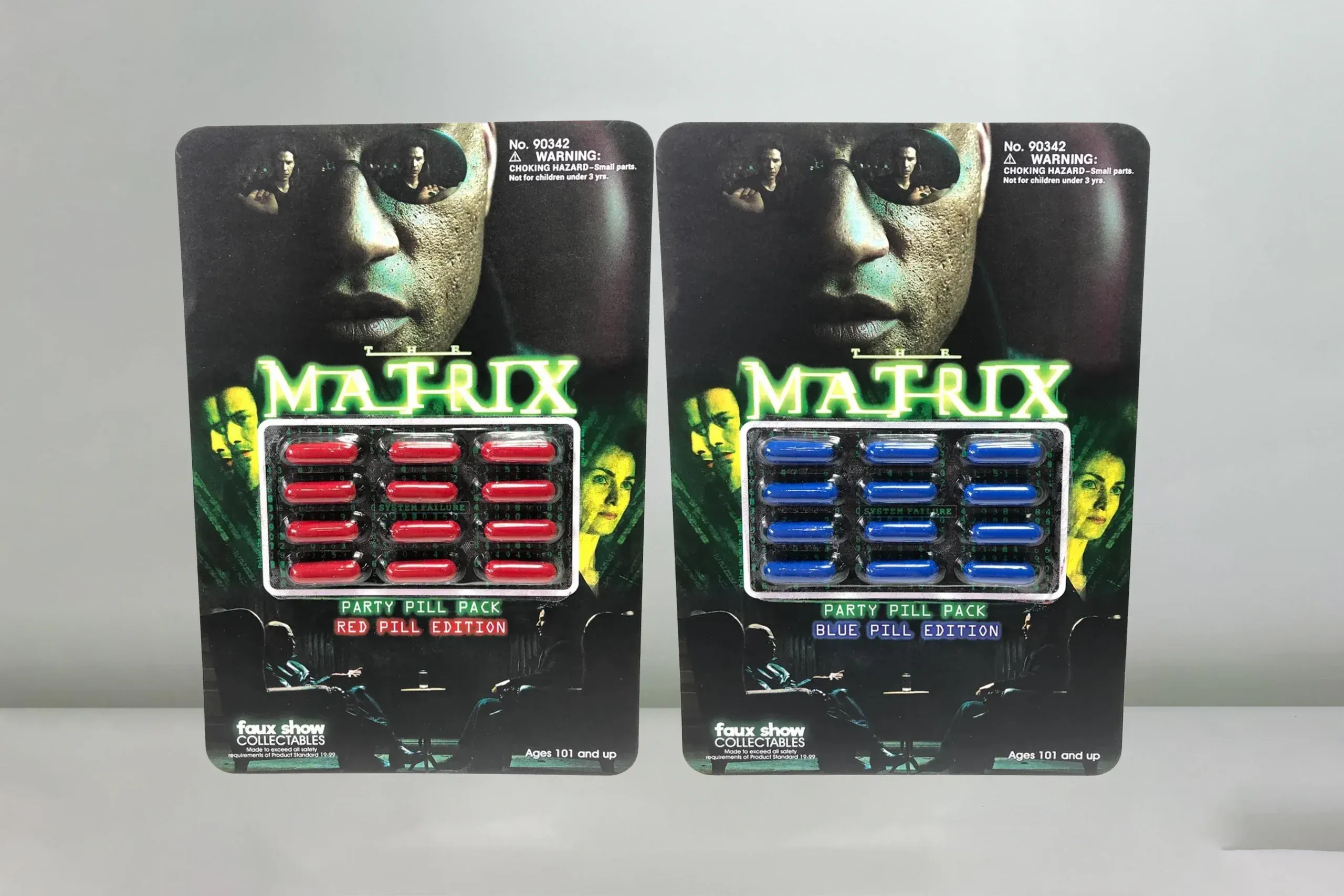 Matrix czerwona pigułka, wybór, Neo vape, odłączenie od systemu, cybernetyczny waper - Matrix Czerwona pigułka Niebieska pigułka Pakiet imprezowy ...