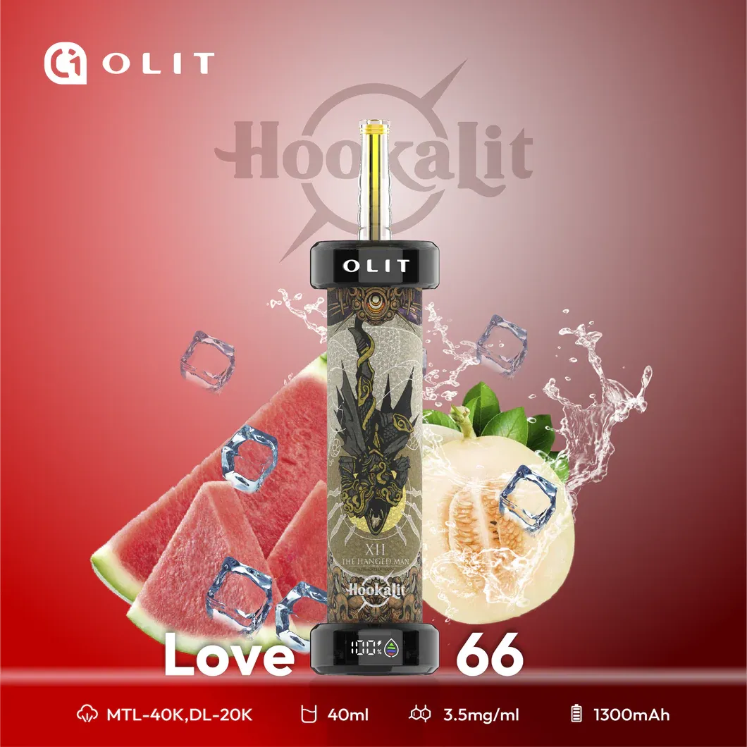 Love 66 smak shisha, złoty medal vape, arbuz marakuja mięta, egzotyczny smak e-papierosa - Love 66 - Olit 40K Shisha dla Smakowego Doświadczenia Wapowania