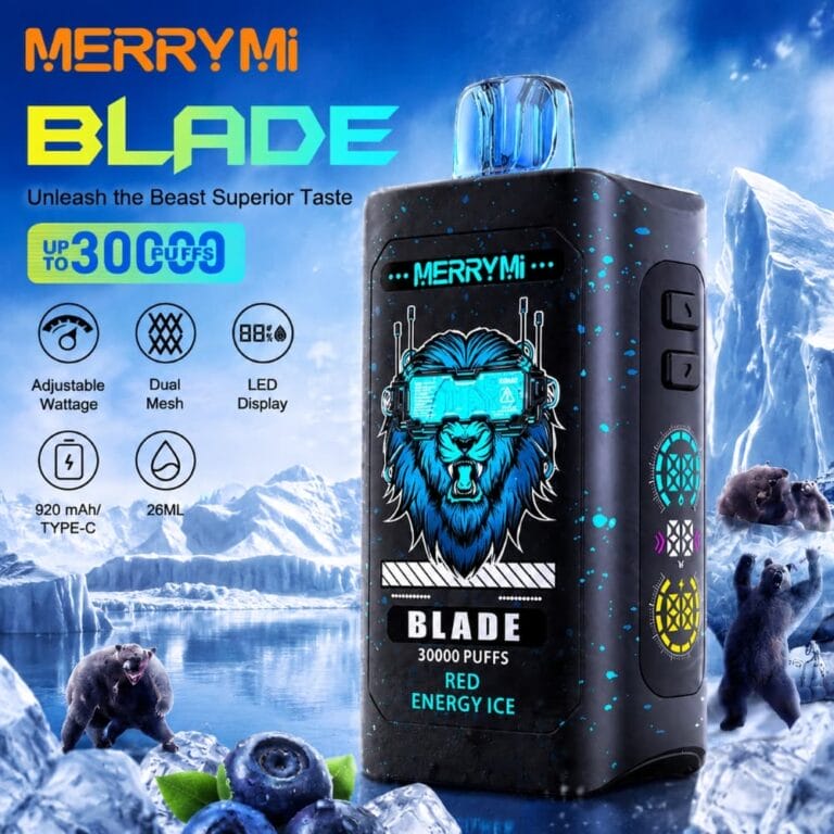 merry mi blade 30000 puffs cover