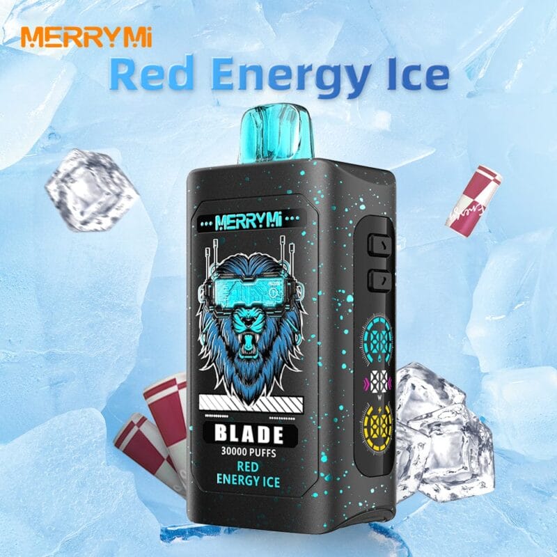 merrymi blade 30000 puffs red energy ice banner