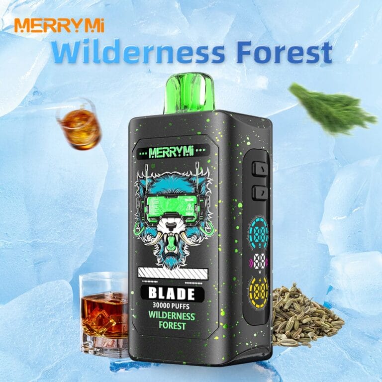 merrymi blade 30000 puffs wilderness forest banner