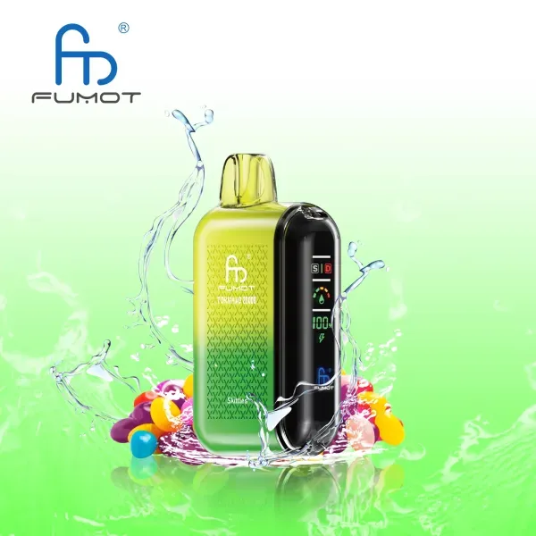 Fumot Tornado 20000 porównanie vape, analiza e-papierosów, 20k vs 800 puffs vs 50k puffs, rynek vape - Fumot Tornado 20000 Dual Mesh Disposable Vape