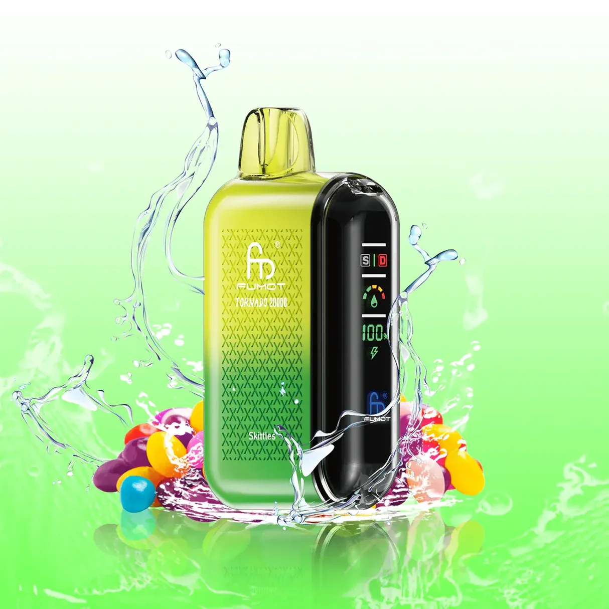 Fumot Tornado 20000 jednorazowy vape, e-papieros złoty środek, zbalansowany vape, legendarny jednorazowy e-papieros - Randm Tornado 20000 | Pudełko 10 | 14,30€