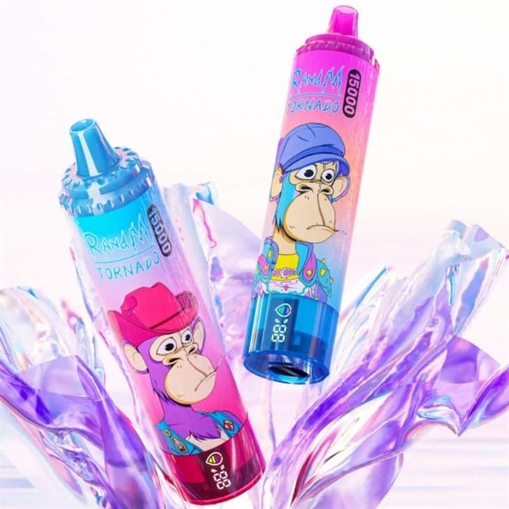 RandM Tornado 15000 vape, jednorazowy e-papieros, kolorowy design, nowoczesny waporyzator, RandM 15000 puffs - Chiny Dostosowane RandM Tornado 15000 Puff Jednorazowe Vape ...